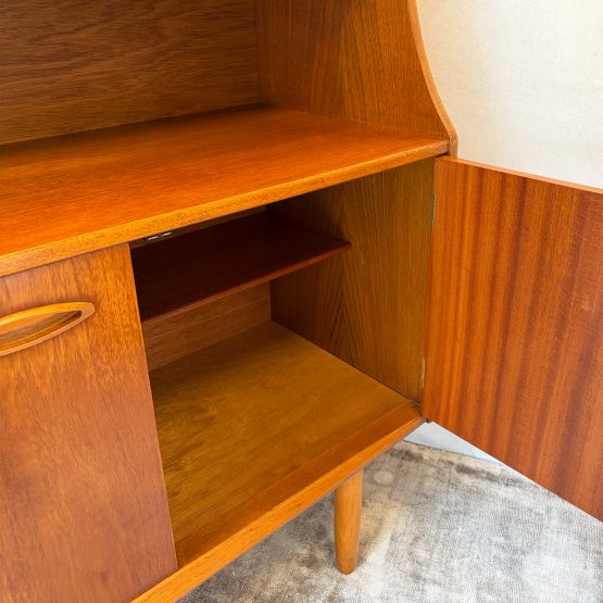 Mid Century Teak Highboard Drinks Cabinet by Jentique
