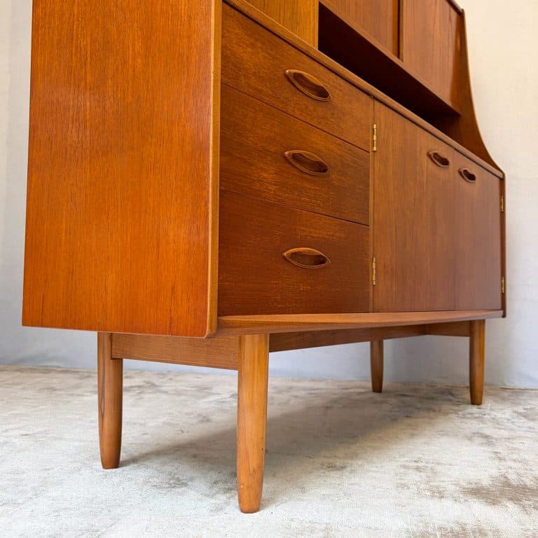 Mid Century Teak Highboard Drinks Cabinet by Jentique