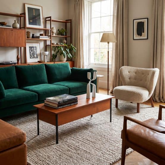 Mid Century Teak ‘Twin Box’ Storage Coffee Table by Myer