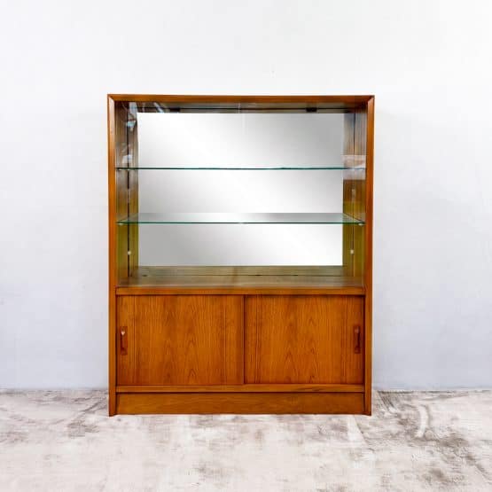 Mid Century Bookcase / Display Cabinet By Herbert Gibbs