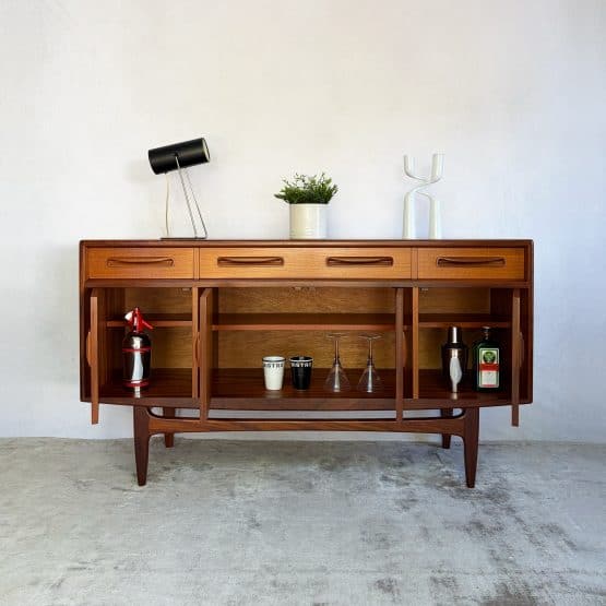 Mid Century Teak Fresco Compact Sideboard By G-Plan