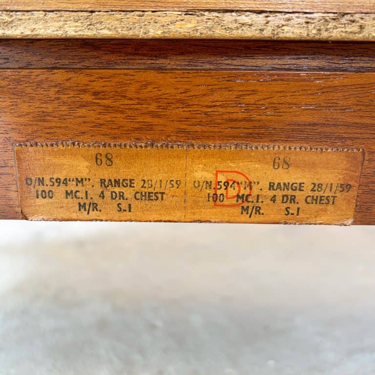 Mid Century Walnut ‘M Range’ Chest of Drawers by Peter Hayward for Uniflex