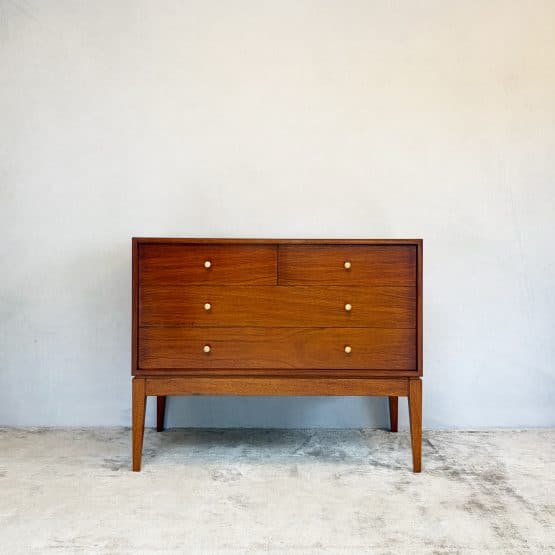 Mid Century Walnut ‘M Range’ Chest of Drawers by Peter Hayward for Uniflex
