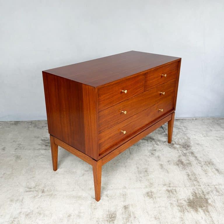 Mid Century Walnut ‘M Range’ Chest of Drawers by Peter Hayward for Uniflex