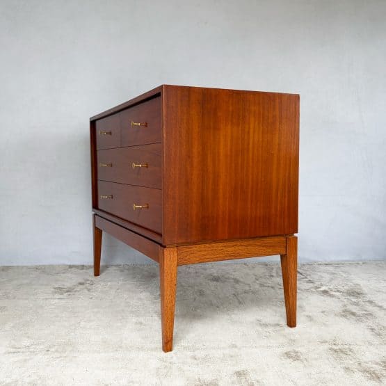 Mid Century Walnut ‘M Range’ Chest of Drawers by Peter Hayward for Uniflex