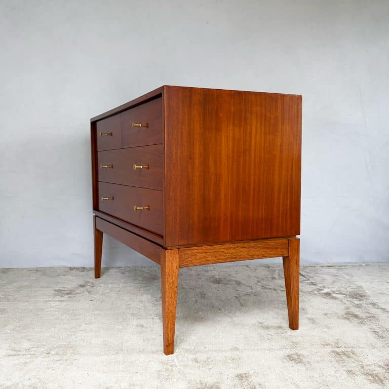 Mid Century Walnut ‘M Range’ Chest of Drawers by Peter Hayward for Uniflex