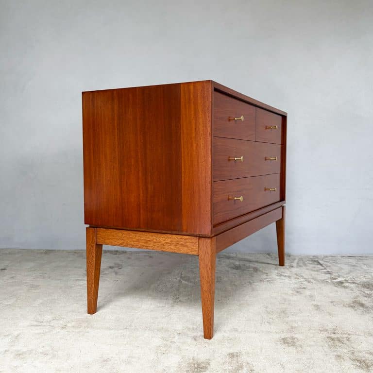 Mid Century Walnut ‘M Range’ Chest of Drawers by Peter Hayward for Uniflex