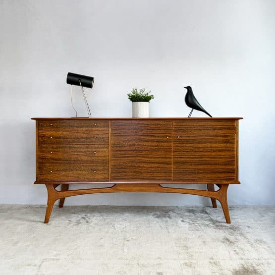 Mid Century Walnut Sideboard by Alfred Cox