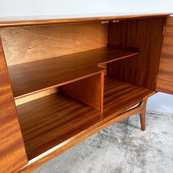Mid Century Walnut Sideboard by Alfred Cox