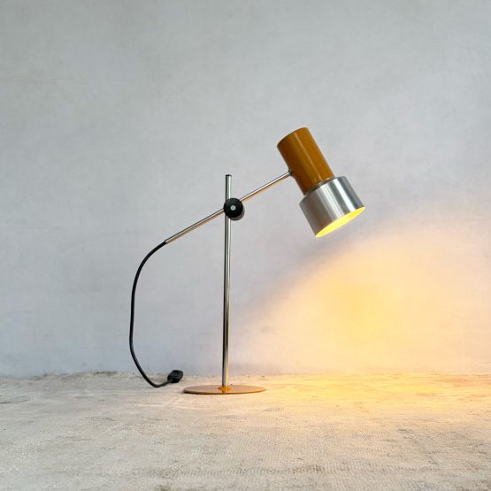 Vintage 1970s Prova Mustard Desk Lamp