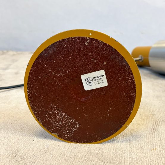 Vintage 1970s Prova Mustard Desk Lamp