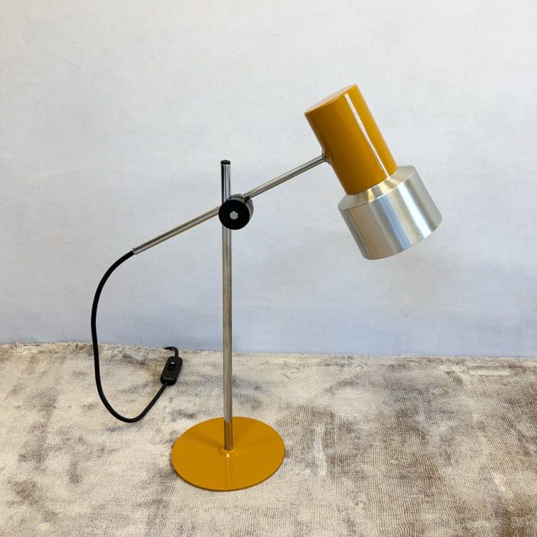 Vintage 1970s Prova Mustard Desk Lamp