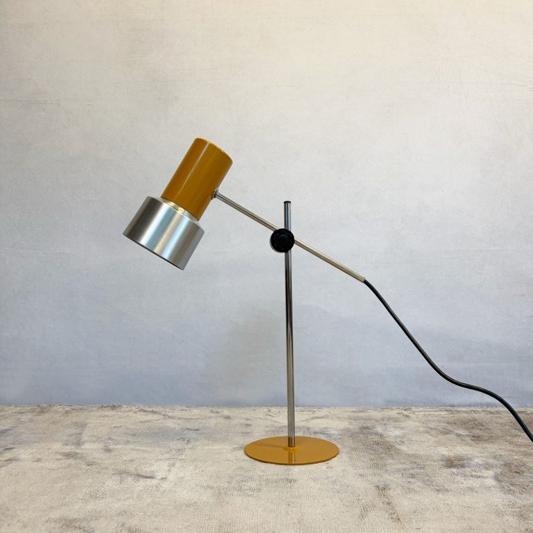 Vintage 1970s Prova Mustard Desk Lamp