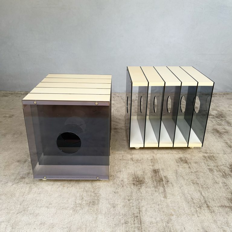 Vintage Vinyl Record Storage by Height and Guille for Artifact Designs c.1970s