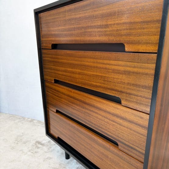 Mid Century C Range Chest of Drawers with Mirror by Stag c.1950