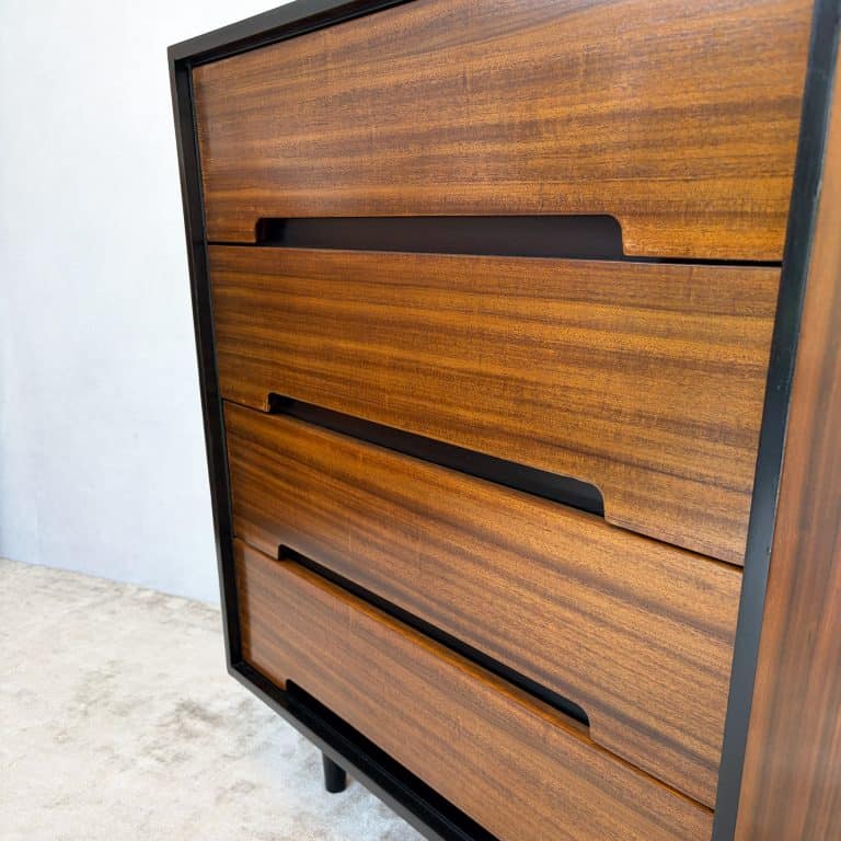 Mid Century C Range Chest of Drawers with Mirror by Stag c.1950