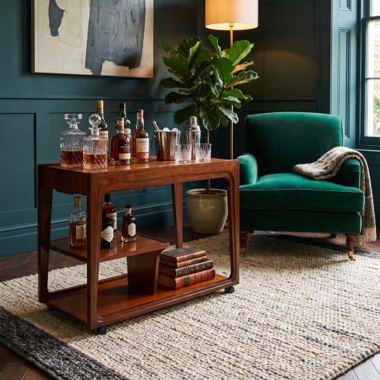 Mid Century Drinks Trolley by Remploy