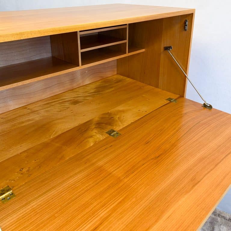 Mid Century Hilleplan Beech & Cherry Bureau by Robin Day for Hille c.1950s
