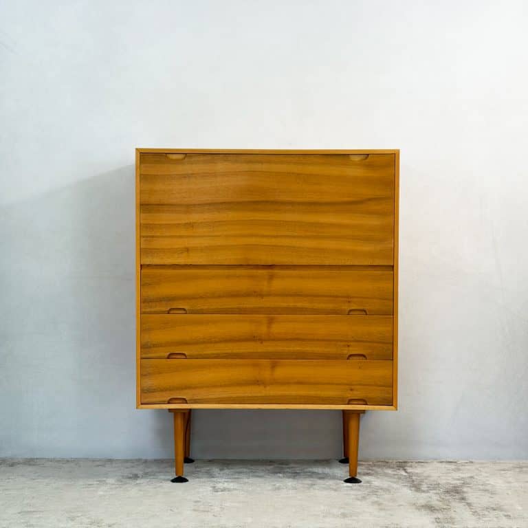 Mid Century Hilleplan Beech & Cherry Bureau by Robin Day for Hille c.1950s