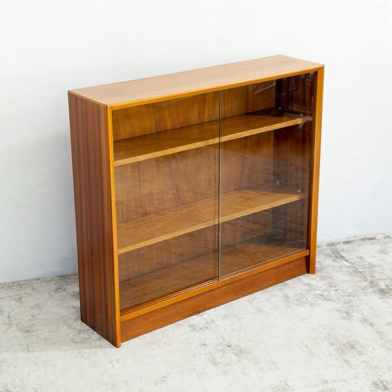 Mid Century Teak Bookcase / Display Cabinet By Herbert Gibbs