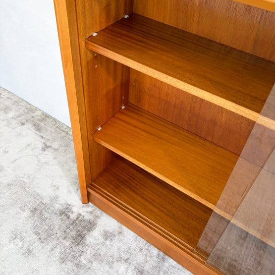 Mid Century Teak Bookcase / Display Cabinet By Herbert Gibbs