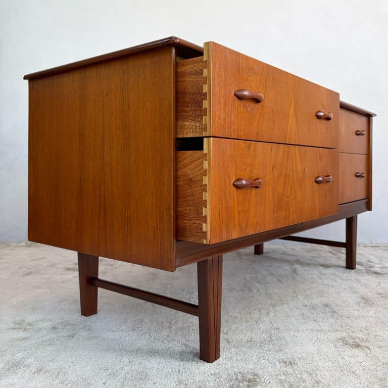 Mid Century Teak Sideboard by Homeworthy c.1960s