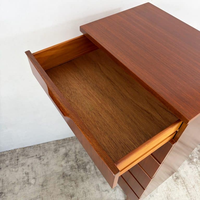 Mid Century Teak Tallboy Chest of Drawers by Austinsuite c1960s