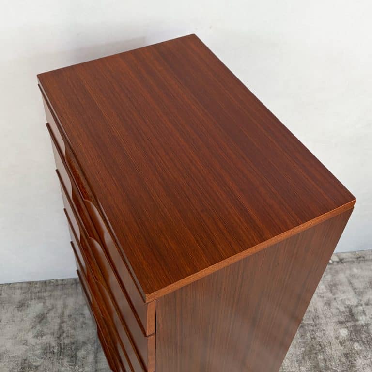 Mid Century Teak Tallboy Chest of Drawers by Austinsuite c1960s