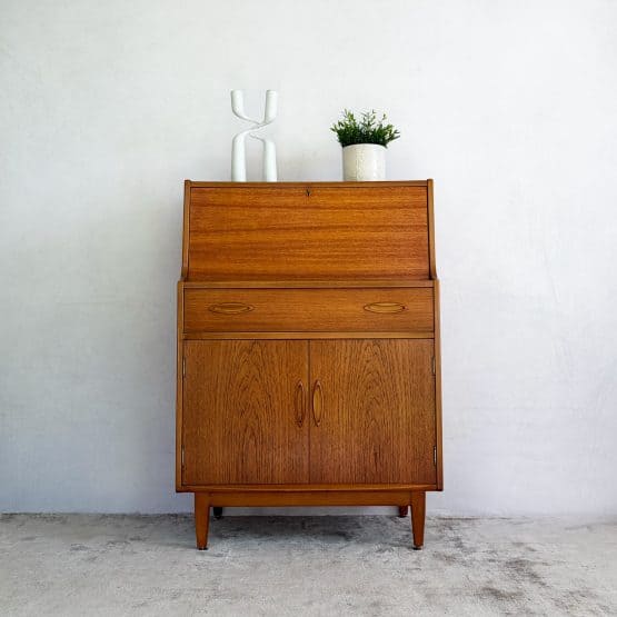 Mid Century Teak Writing Bureau by Jentique