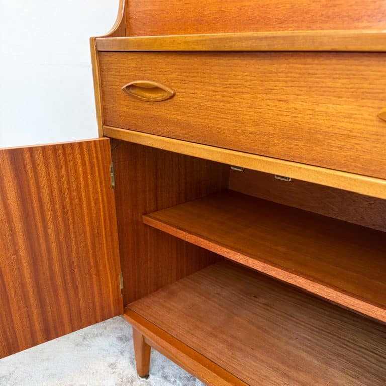 Mid Century Teak Writing Bureau by Jentique