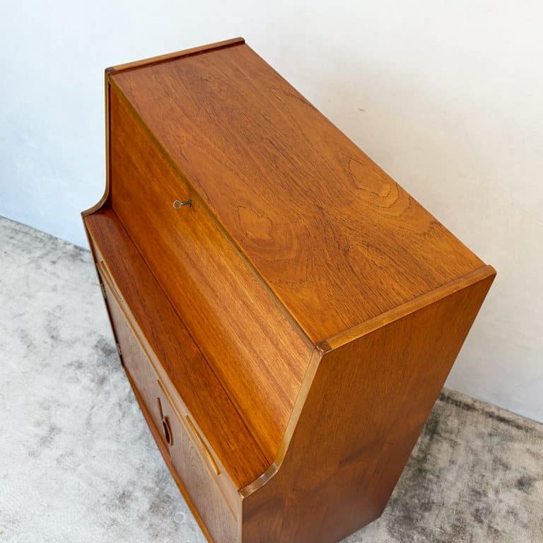 Mid Century Teak Writing Bureau by Jentique