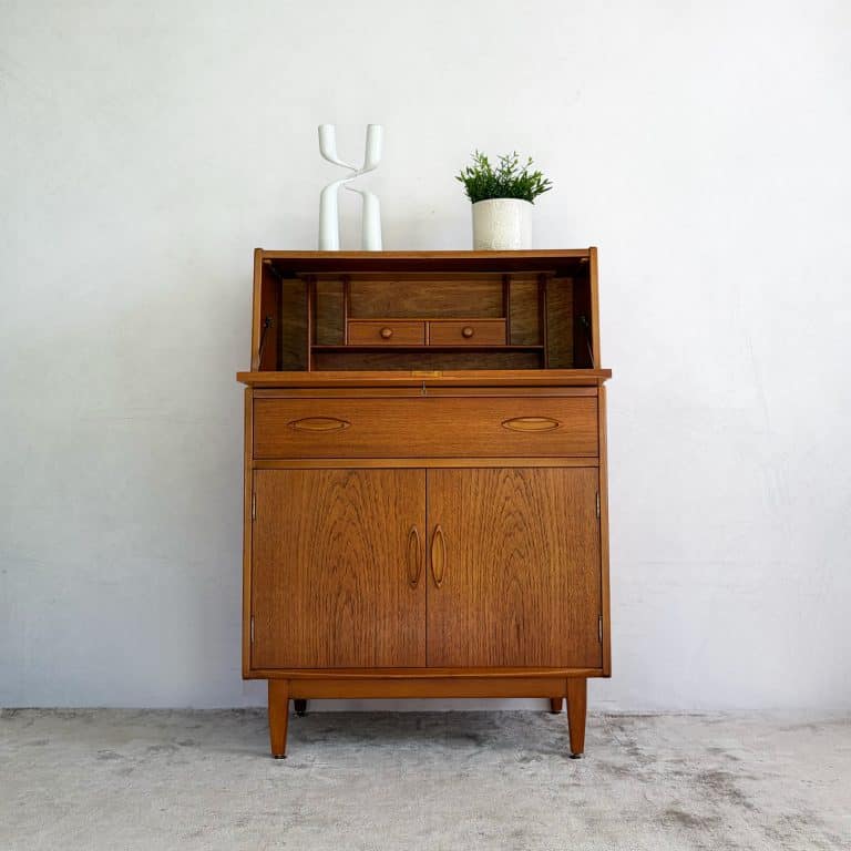 Mid Century Teak Writing Bureau by Jentique