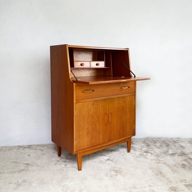 Mid Century Teak Writing Bureau by Jentique