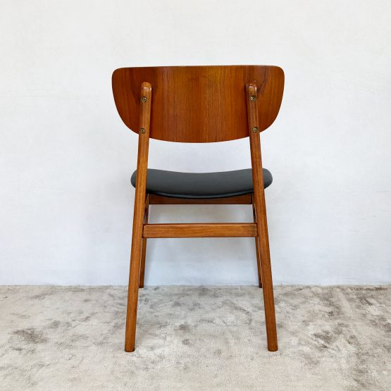 Set of Four Mid Century Teak Dining Chairs