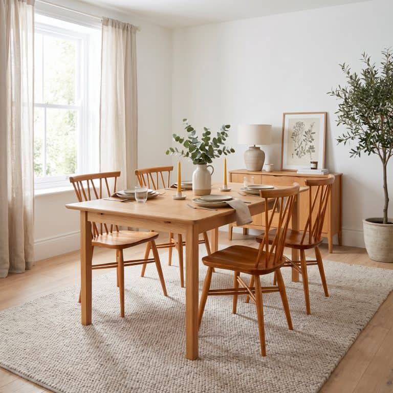 Set of Four Vintage Candlestick Chiltern Chairs by Ercol