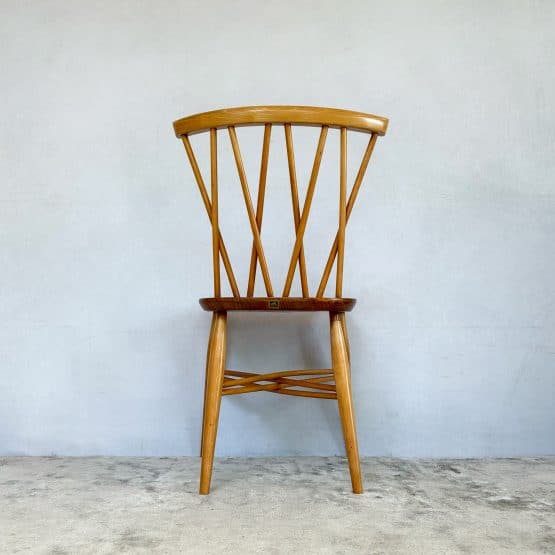 Set of Four Vintage Candlestick Chiltern Chairs by Ercol