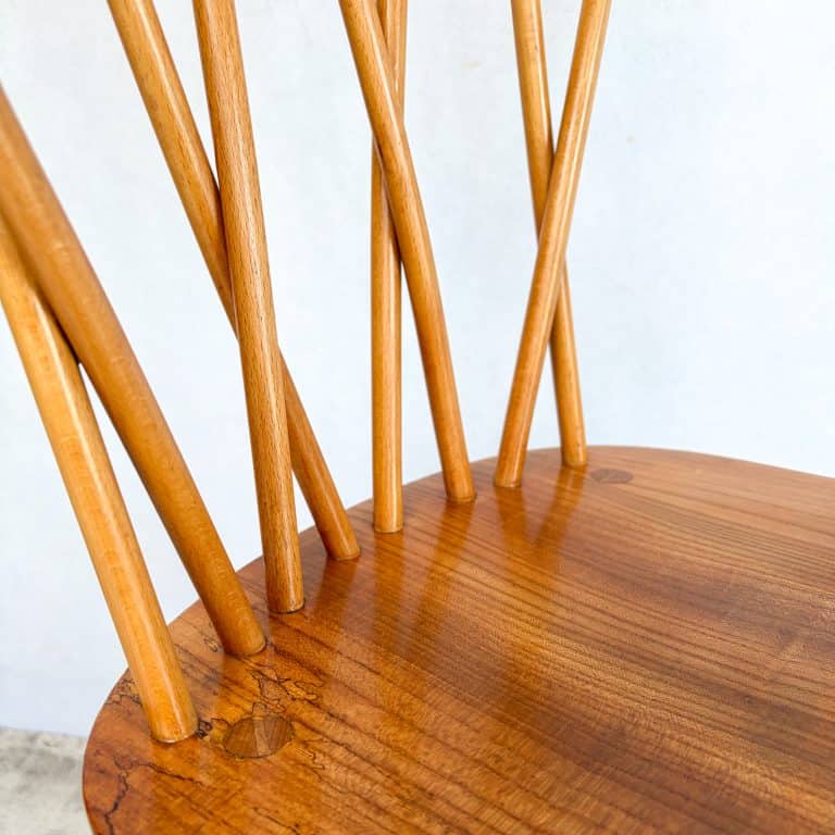 Set of Four Vintage Candlestick Chiltern Chairs by Ercol
