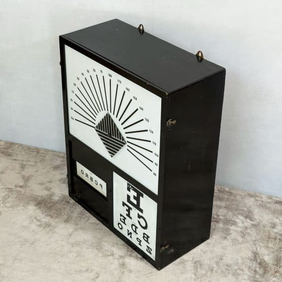 Vintage Optician's Eye Test Light Box