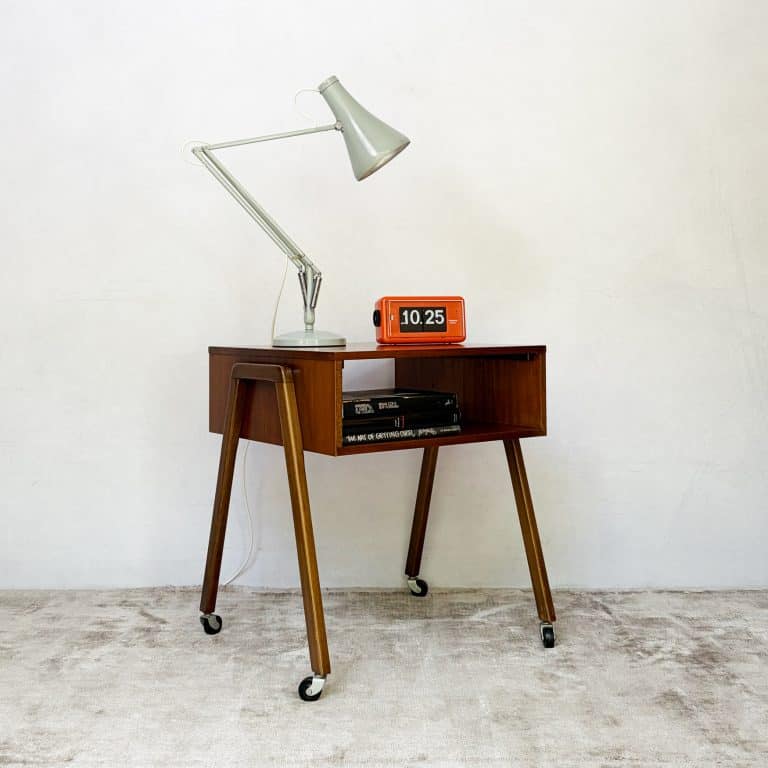 Mid Century Teak Cabinet on Castors