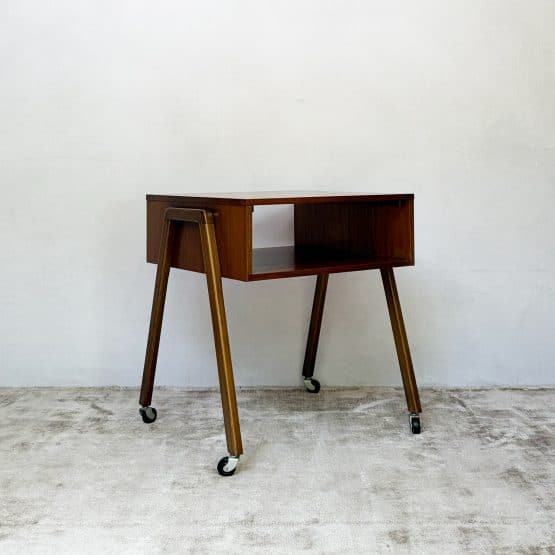 Mid Century Teak Cabinet on Castors