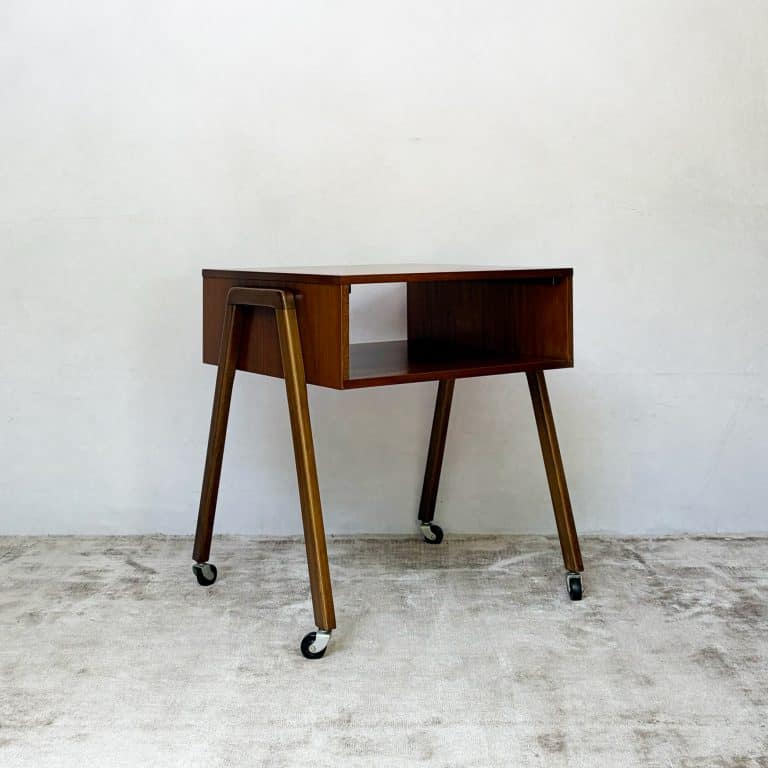 Mid Century Teak Cabinet on Castors