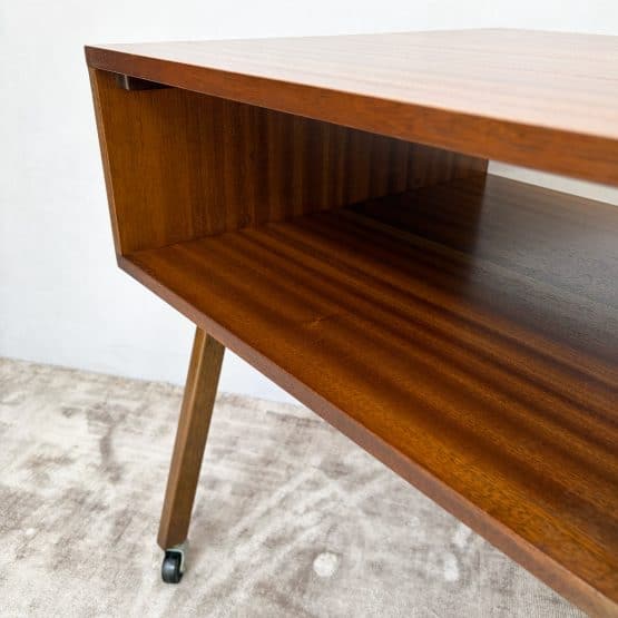 Mid Century Teak Cabinet on Castors