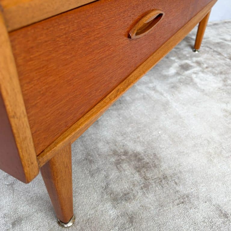 Mid Century Teak Glazed Bookcase & Display Cabinet by Jentique